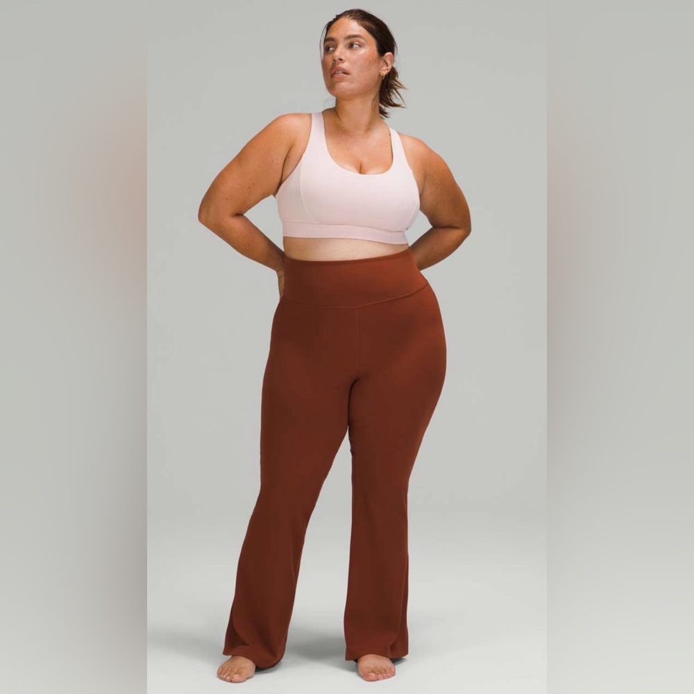 Lululemon Athletica Terra Cotta Flare Pants size 12